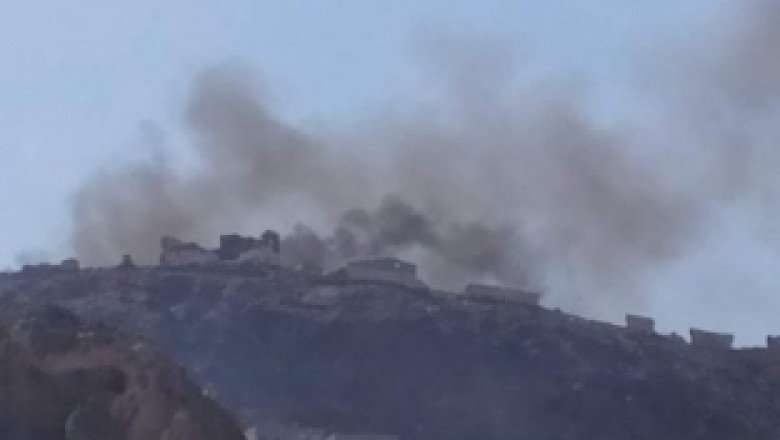 Suudi koalisyonu Aden’de 200 evi ateşe verdi