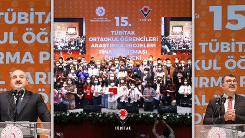 TÜBİTAK’ın Düzenlediği 15. Ortaokul Öğrencileri Araştırma Projeleri Yarışmasının Kazananları Belli Oldu