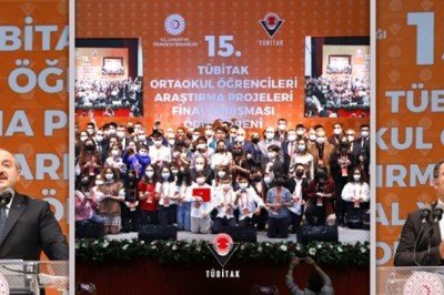 TÜBİTAK’ın Düzenlediği 15. Ortaokul Öğrencileri Araştırma Projeleri Yarışmasının Kazananları Belli Oldu