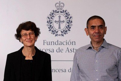 Uğur Şahin ve Özlem Türeci'ye bir ödül daha