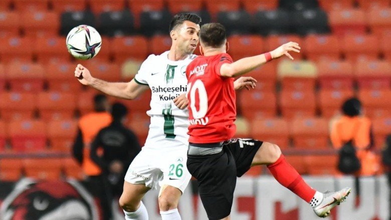Gaziantep FK ile GZT Giresunspor berabere