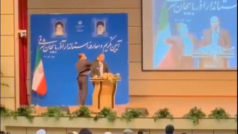 İran'ın Doğu Azerbaycan valisine tokatlı saldırı