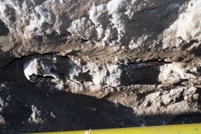 Su şebekesi kazısında insan iskeleti çıktı