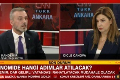 AK Partili Kandemir CNN Türk'te anlattı: Dar gelirli vatandaşı rahatlatacak müdahale olacak