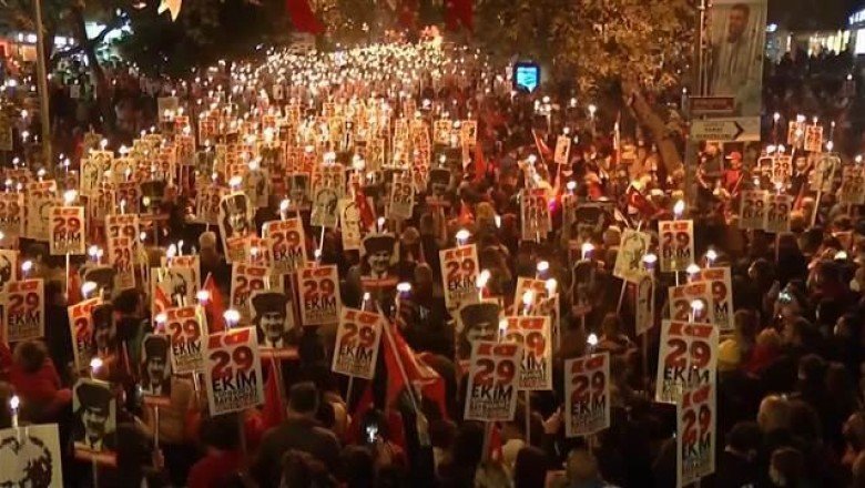 Bağdat Caddesi'nde 29 Ekim coşkusu