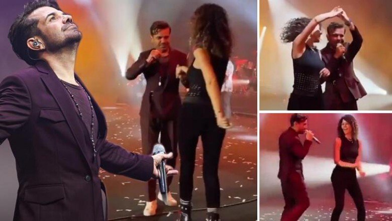 Beren Saat'ten Kenan Doğulu konserine damga vuran dans