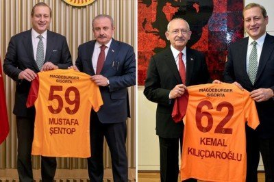 Galatasaray Başkanı Burak Elmas'dan Mustafa Şentop ve Kemal Kılıçdaroğlu'na ziyaret