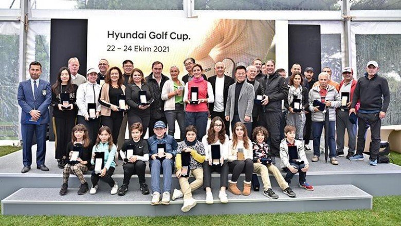Hyundai Golf Cup birincileri ödüllerine kavuştu