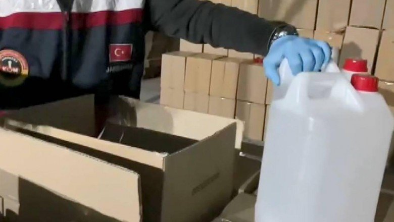 İstanbul'da etil alkol operasyonu