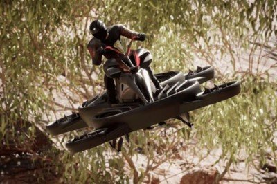 Japonya'da uçan motosiklet satışa sunuldu