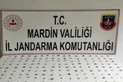 Mardin'de Roma dönemine ait sikke ve yüzükler ele geçirildi