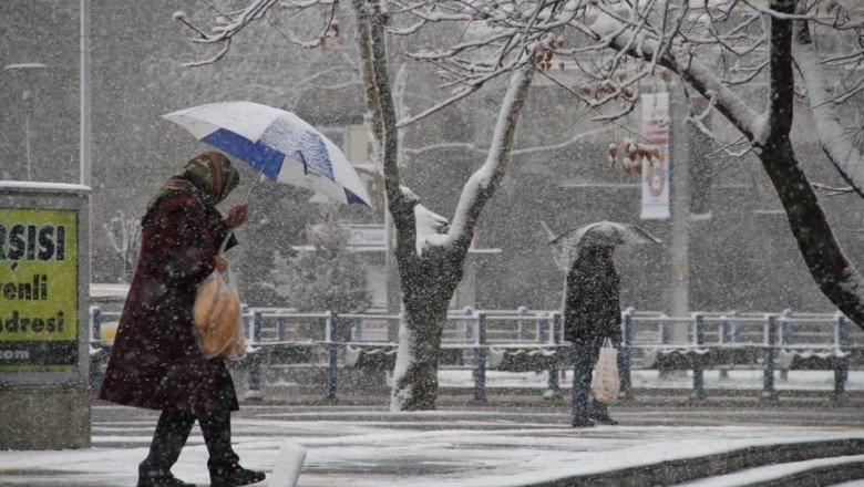 Meteoroloji'den sarı uyarı: Sağanak, kar ve fırtına bekleniyor