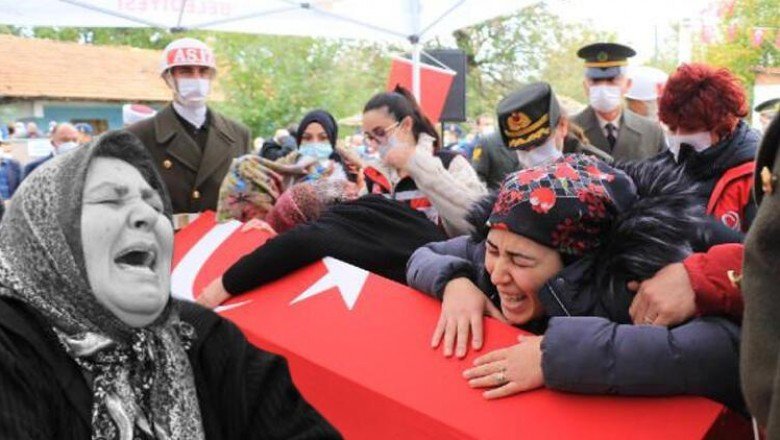 Şehit Uzman Çavuş Harun Çalışkan, son yolcuğuna uğurlandı