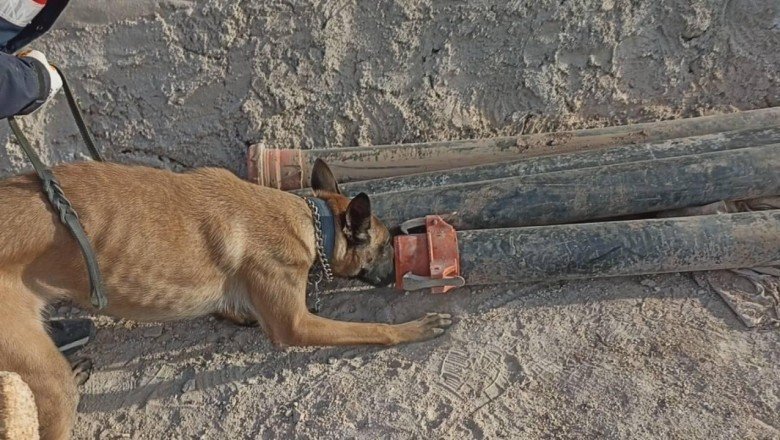 Sulama borusuna gizlenmiş 1100 uyuşturucu hap ele geçirildi