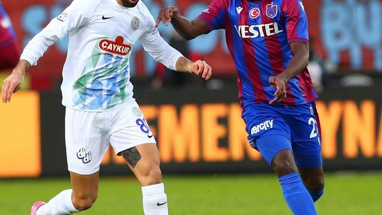 Trabzonspor ile Rizespor 41. randevuda