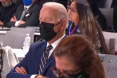 Biden gözlerini açık tutmakta zorlandı