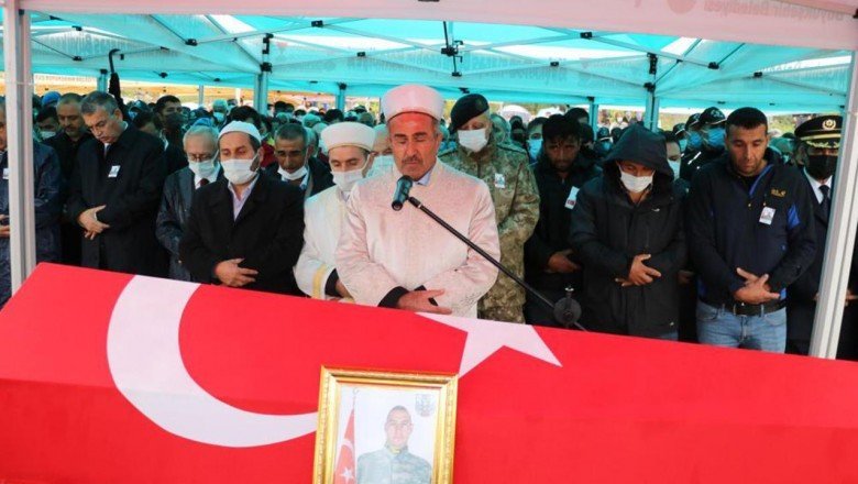 Irak'ın kuzeyinde şehit olan Çiftçi, son yolculuğuna uğurlandı