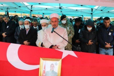 Irak'ın kuzeyinde şehit olan Çiftçi, son yolculuğuna uğurlandı