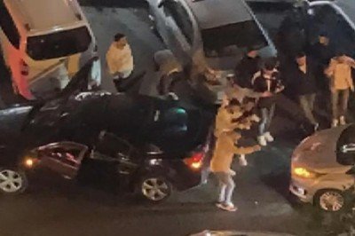 Trafikte halay pahalıya patladı