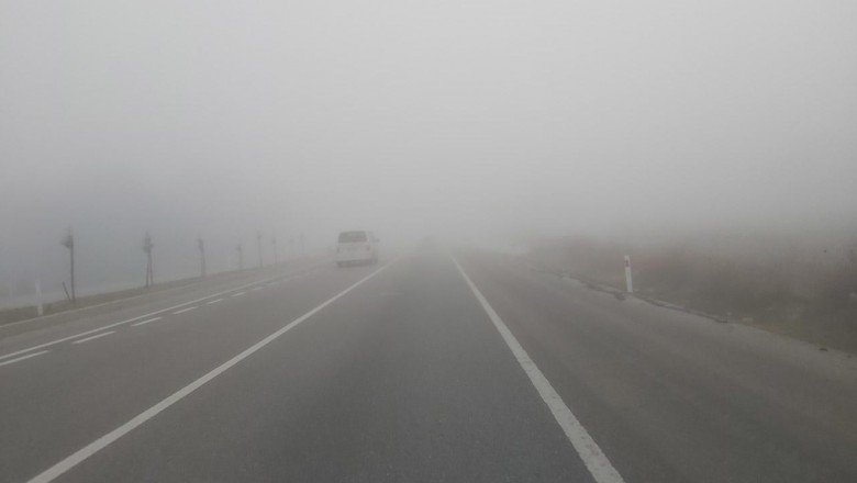 Edirne'de sis ulaşımı aksattı