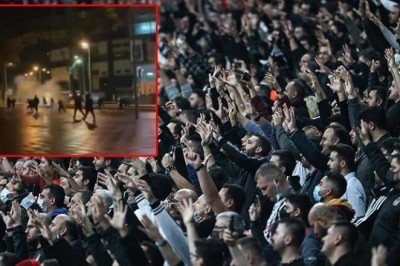 Sporting-Beşiktaş maçı öncesi olay! 3 Beşiktaşlı taraftar yaralandı