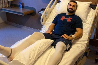 Aşil tendonu kopan milli karateci Uğur Aktaş ameliyat edildi