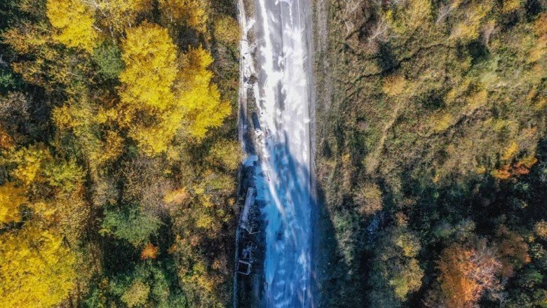 Asit tankerinin devrilmesi sonucu kapanan yol ulaşıma açıldı