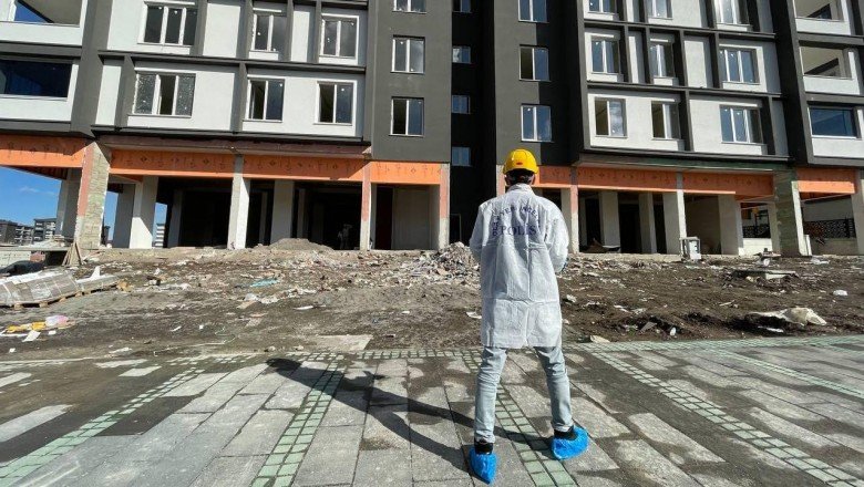 Erzurum'da inşaattan düşen işçi hayatını kaybetti