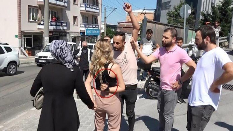 Kaçırmaya çalışırken DHA muhabirleri elinden bıçağı almıştı! Kendini böyle savundu