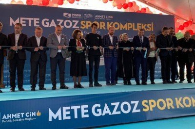 Mete Gazoz Spor Kompleksi açıldı
