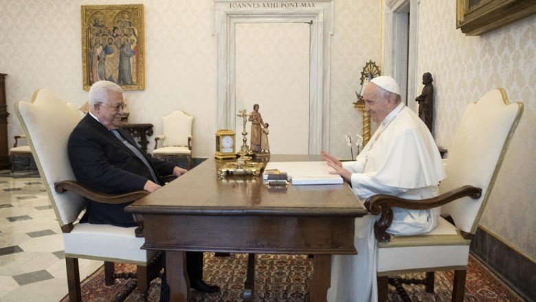 Papa ile Mahmud Abbas görüşmesinde Kudüs konusu ele alındı