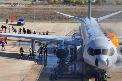 Erzincan'daki uçak kazası tatbikatı gerçeğini aratmadı
