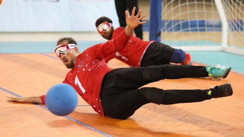 Golbol Erkek Milli Takımı Yunanistan'ı farklı yendi