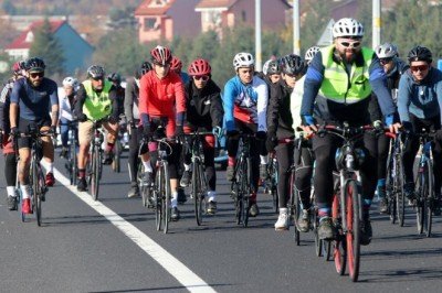 Ata'ya saygı için pedal çeviren bisikletliler Bolu'ya ulaştı