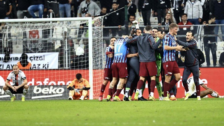 Beşiktaş Trabzonspor'u evinde yine yenemedi
