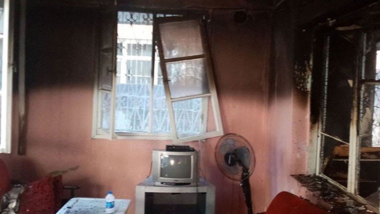Ev sahibine kızdı: Evi ateşe verdi