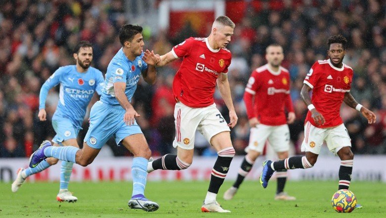 Manchester United - Manchester City maçından fotoğraflar