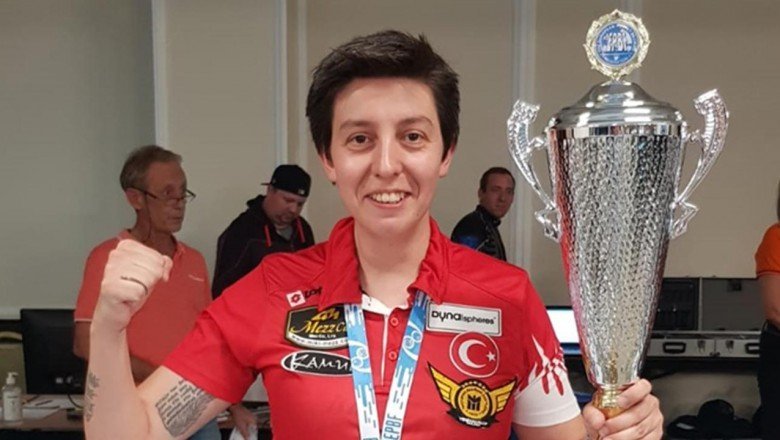 Milli bilardocu Eylül Kibaroğlu Avrupa şampiyonu oldu