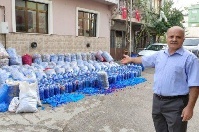 3 yılda topladığı 1 ton kapakla engellilerin yüzünü güldürecek