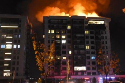 İşten kovulan apartman görevlisi 11 katlı binayı kundakladı, yangın söndürme sistemindeki vanaları kapattı - T24