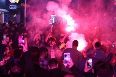 Trabzon'da galibiyet sevinci