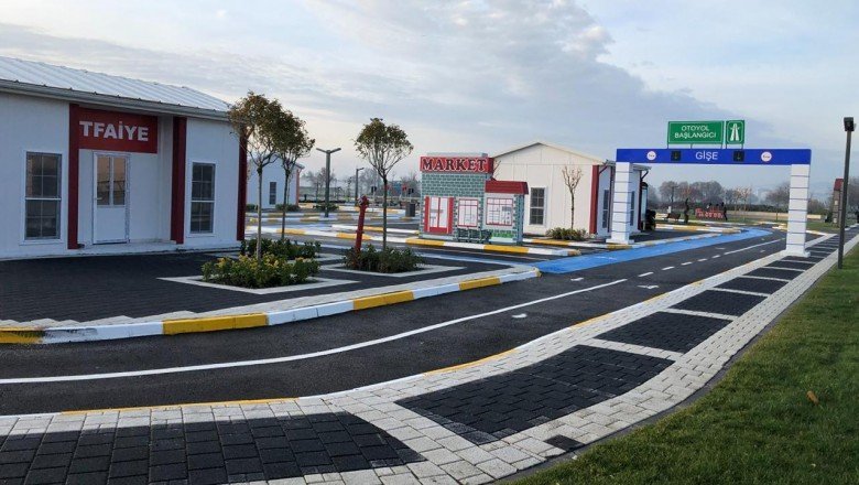 Trafik eğitim parklarında bu yıl 17 bin 739 çocuk eğitim aldı