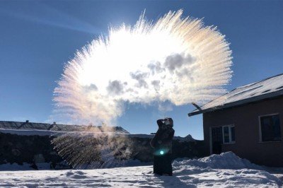 Kars ve Ardahan'da sıcaklık sıfırın altında 3 dereceye düştü