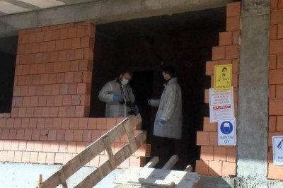 55 yaşındaki bekçi inşaatta ölü bulundu