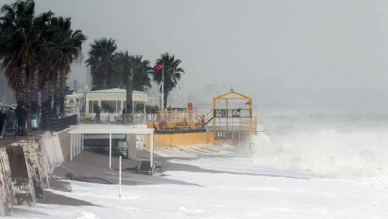 Antalya ve Isparta için fırtına uyarısı