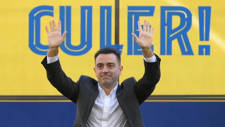 Barcelona'da Xavi Hernandez dönemi resmen başladı