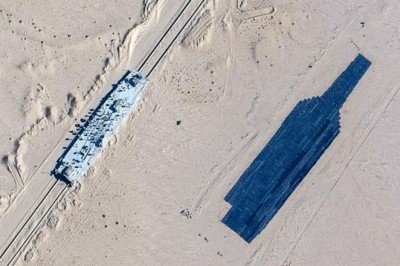 Çin'in çöllerinde ABD silahlarının maketleri var