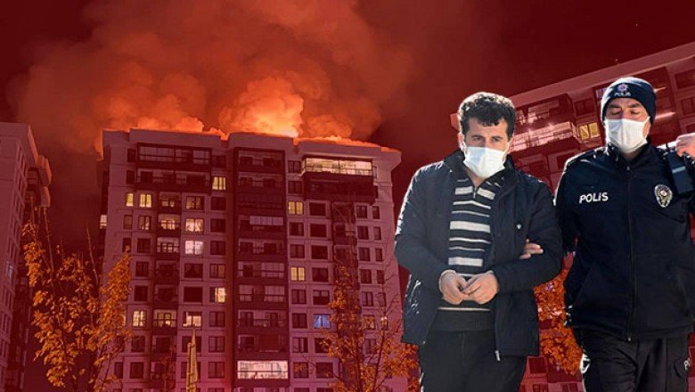 İşten çıkarıldığı apartmanı ateşe veren kapıcı tutuklandı