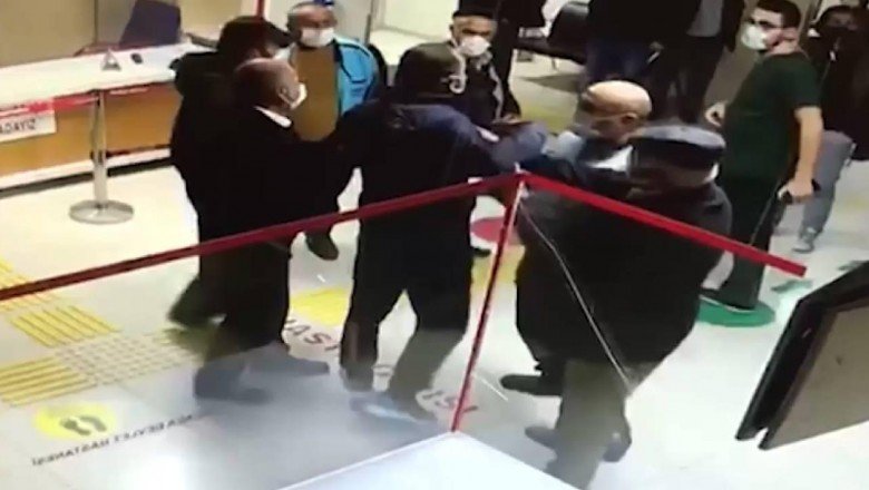 Kol çıkaran kavga kamerada