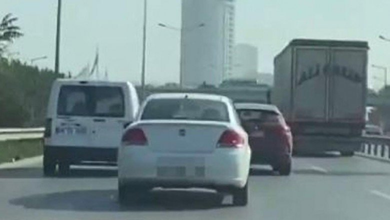 Makas atan sürücüye ceza yağdı